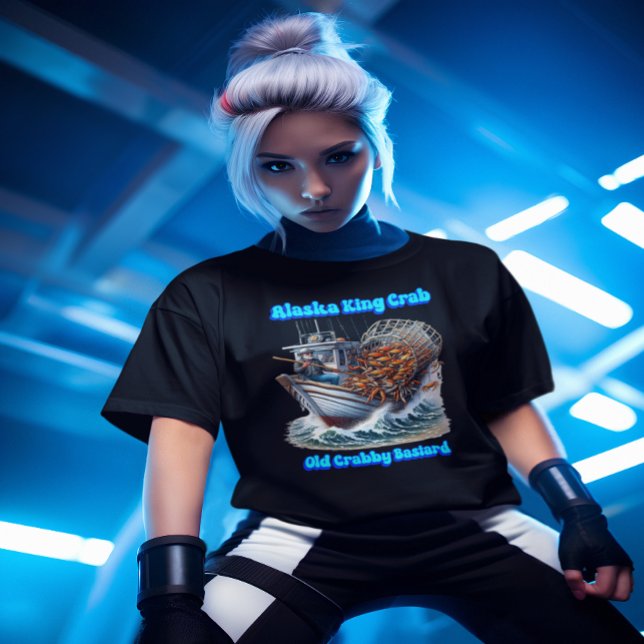 Crab Hunters Voyage Old Crabby Bastard  T-Shirt (Creator Uploaded)
