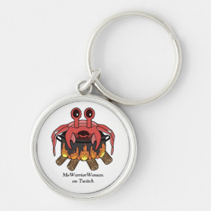 Crab in Pot, MeWarriorWoman on Twitch Key Ring