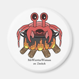 Crab in Pot, MeWarriorWoman on Twitch Magnet