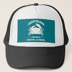 crab island sandbar Dustin Florida Trucker Hat