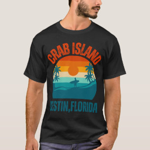 Crab Island summer vacation Destin Florida 2025 T-Shirt