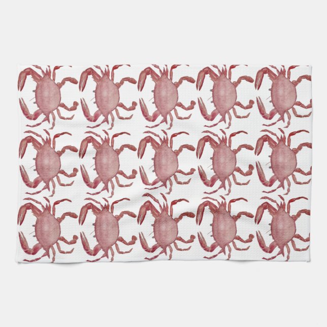 Crab kitchen towel (Horizontal)