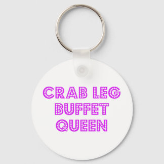 Crab Leg Buffet Queen Key Ring