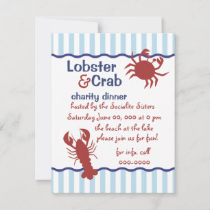 Crab & Lobster! Invitation