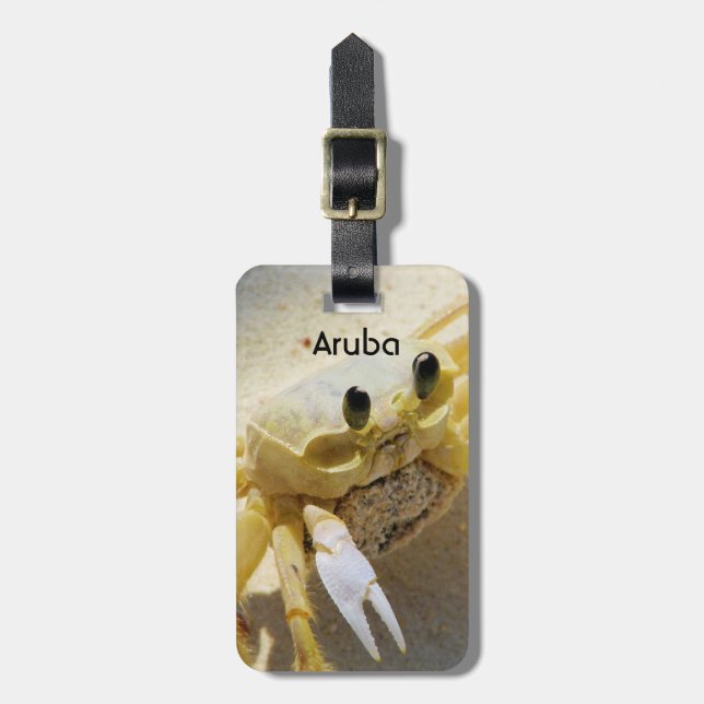 Crab Luggage Tag (Front Vertical)