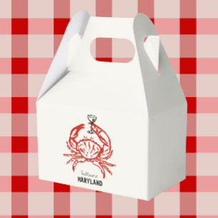 Crab Maryland Wedding  Favour Box