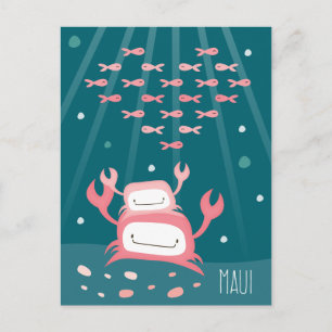 "Crab Maui" Postcard