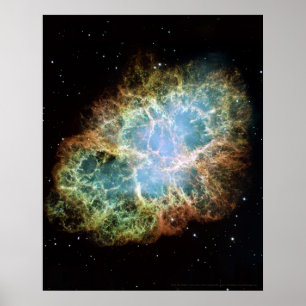 Crab Nebula 16x20 (12x18) Poster