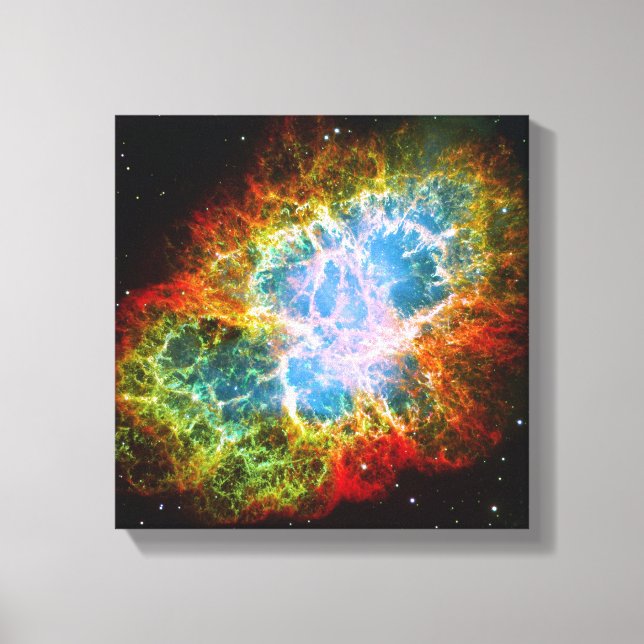 Crab Nebula Canvas Print (Front)