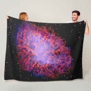Crab Nebula Fleece Blanket