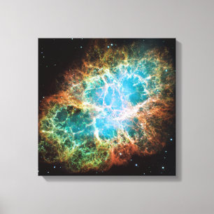 Crab Nebula – Hubble Telescope Canvas Print