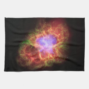 Crab Nebula Kitchen Towels