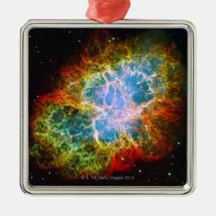 Crab Nebula Metal Tree Decoration