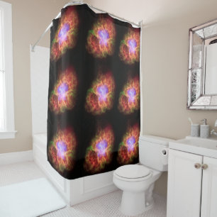 Crab Nebula Shower Curtain