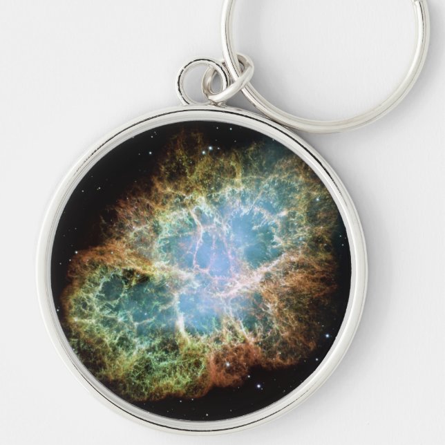 Crab Nebula Space NASA photo Key Ring (Front)