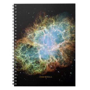 Crab Nebula Spiral Notebook