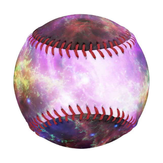Crab Nebula Supernova Remnant Hubble Composite Baseball (Front)