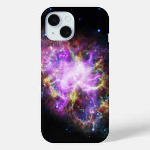Crab Nebula Supernova Remnant Hubble Composite iPhone 15 Case