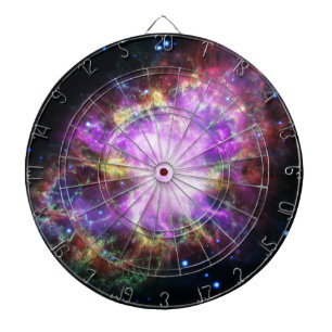 Crab Nebula Supernova Remnant Hubble Composite Dartboard