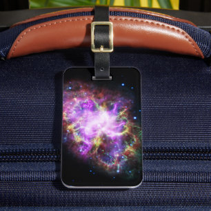 Crab Nebula Supernova Remnant Hubble Composite Luggage Tag