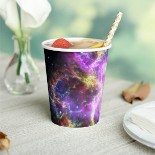 Crab Nebula Supernova Remnant Hubble Composite Paper Cups