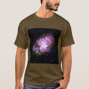 Crab Nebula Supernova Remnant Hubble Composite T-Shirt