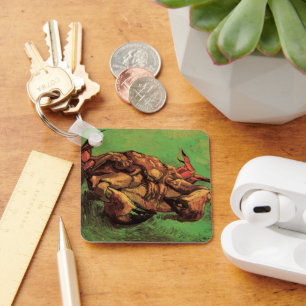 Crab on Its Back by Vincent van Gogh Key Ring