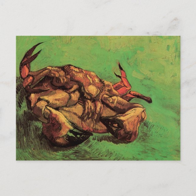 Crab on Its Back by Vincent van Gogh Postcard (Front)