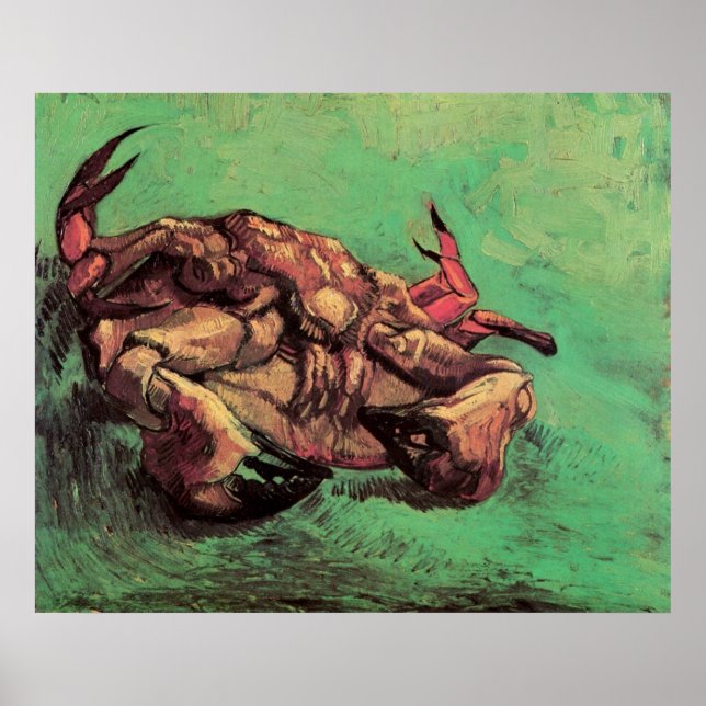 Crab on Its Back by Vincent van Gogh Poster (Front)