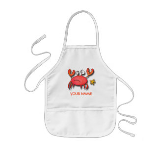 Crab Paint Smock! Kids Apron