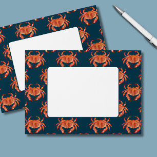 Crab pattern envelope