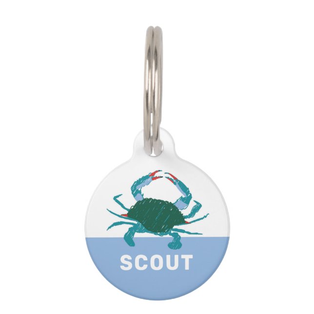 CRAB PET TAG (Front)