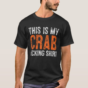 Crab Picking Crabbing Vintage T-Shirt