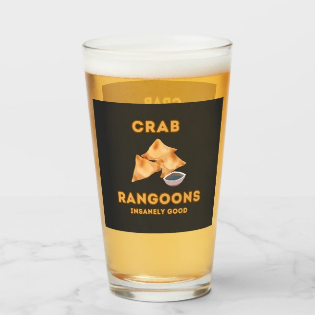Crab Rangoon Insanely Good  Glass (Back Filled)