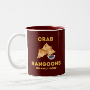 Crab Rangoon Insanely Good Two-Tone Coffee Mug