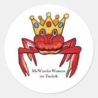 Crab Royalty, MeWarriorWoman on Twitch