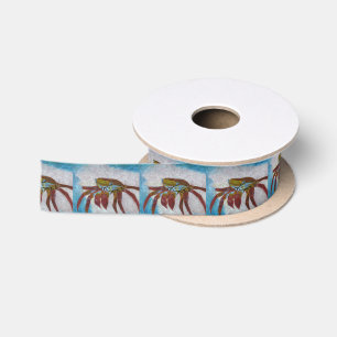 Crab Satin Ribbon