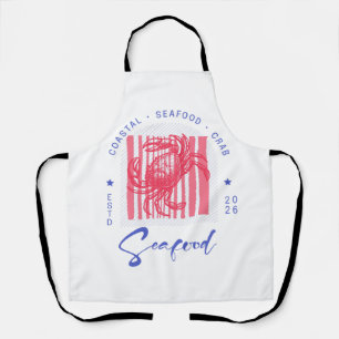 Crab Seafood Beach Coastal  Apron