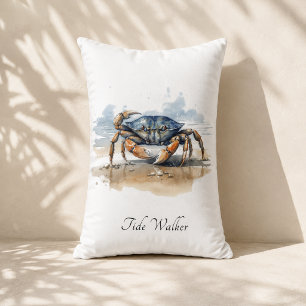 Crab Shack Coastal Bench Accent Lumbar Cushion