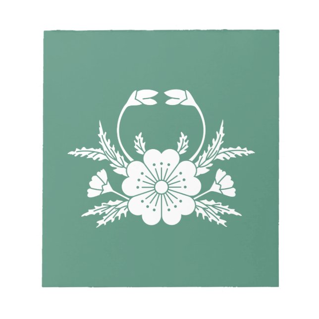 Crab-shaped cherry blossom (EDO) Notepad (Front)