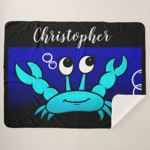 Crab Sherpa Blanket