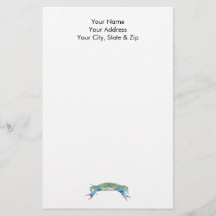 Crab Stationery