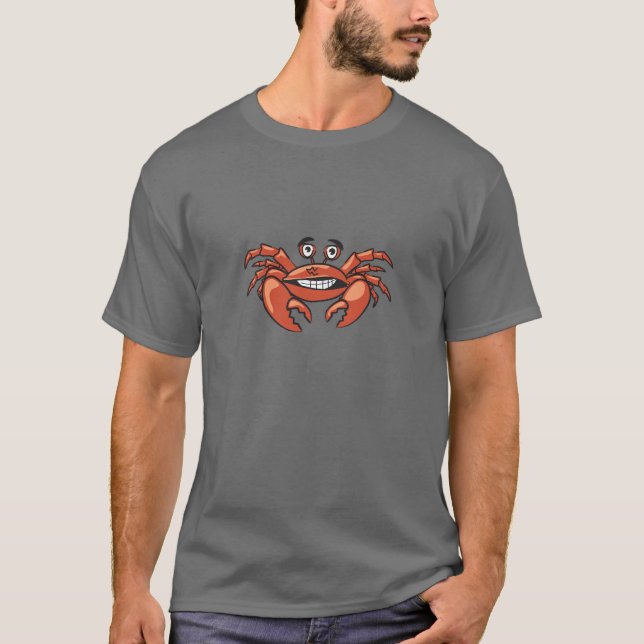 Crab. T-shirt. T-Shirt (Front)