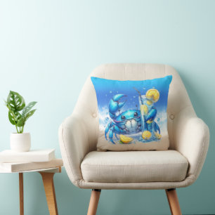 Crab Throw Pillow