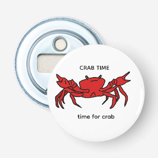 Crab Time bottle opener