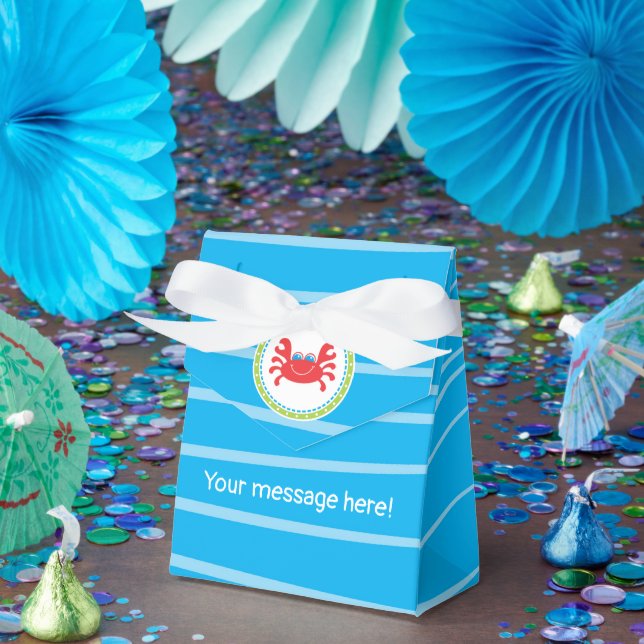 Crab Under the Sea Birthday Favour Box (Party)