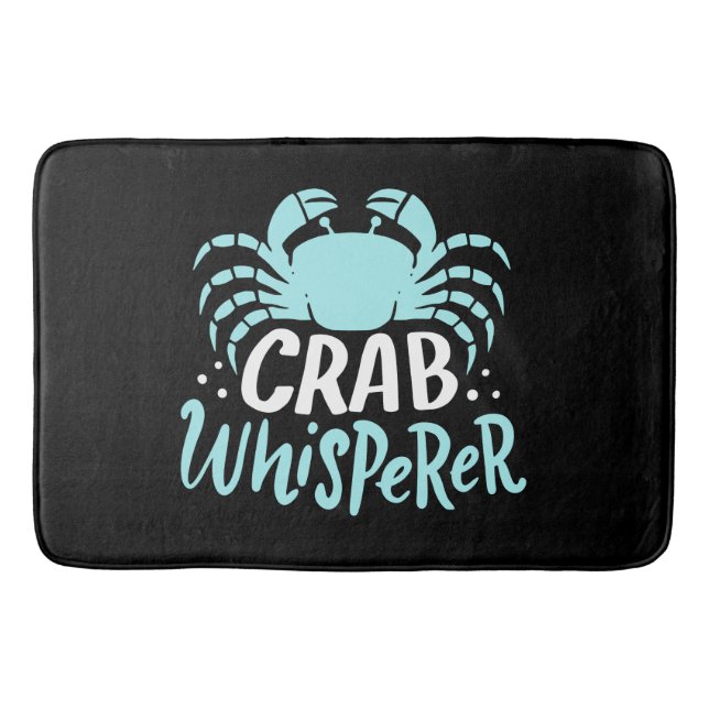 Crab Whisperer Bath Mat (Front)