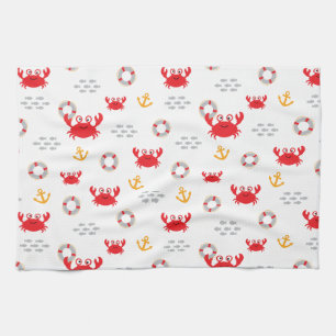 Crab with Lifebuoy Tea Towel