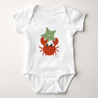 Crab with Starfish Shirt