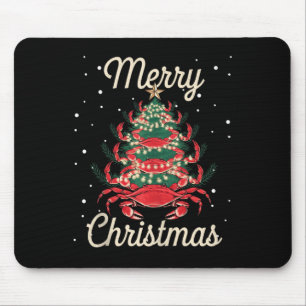 Crab Xmas Tree Crab Christmas Tree  Mouse Pad